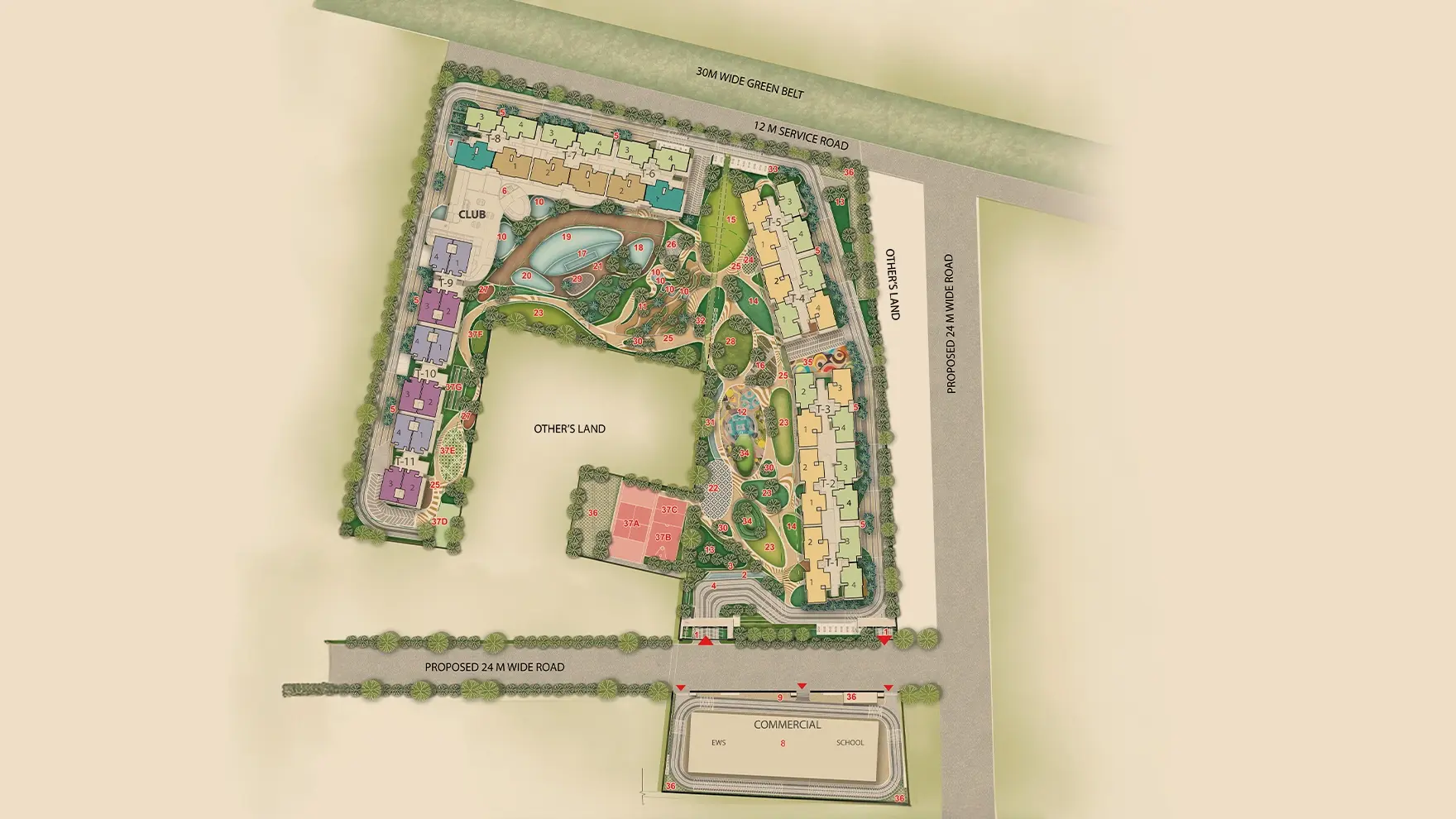 Godrej Vrikshya Master Plan & Layout